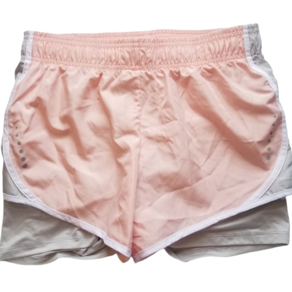 NEW N.Y.L. Sport 2 in 1 Athletic Shorts Womens Size SM